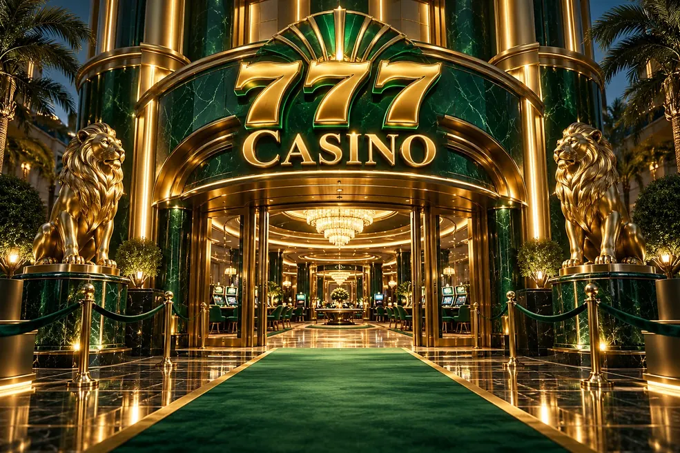 Ilustración: entrada de 777 Casino