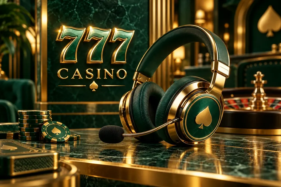 Ilustración: soporte de 777 Casino