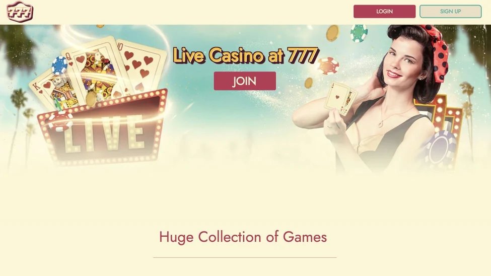777 Casino: captura (escritorio)